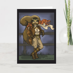 Flying Squirrel Wenskaart Kaart