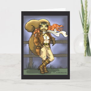 Flying Squirrel Wenskaart Kaart