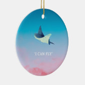 Flying Stingray Keramisch Ornament (Rechts)