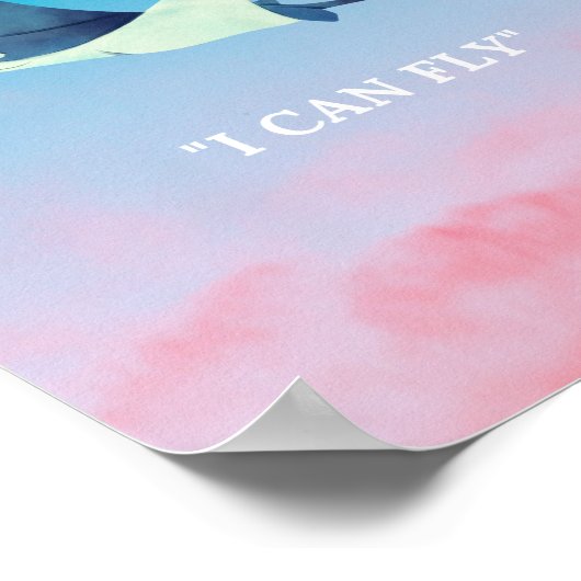 Flying Stingray Poster (Hoek)