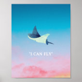 Flying Stingray Poster (Voorkant)