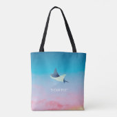 Flying Stingray Tote Bag (Achterkant)