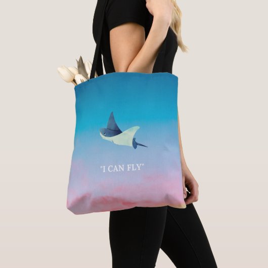 Flying Stingray Tote Bag (Dichtbij)