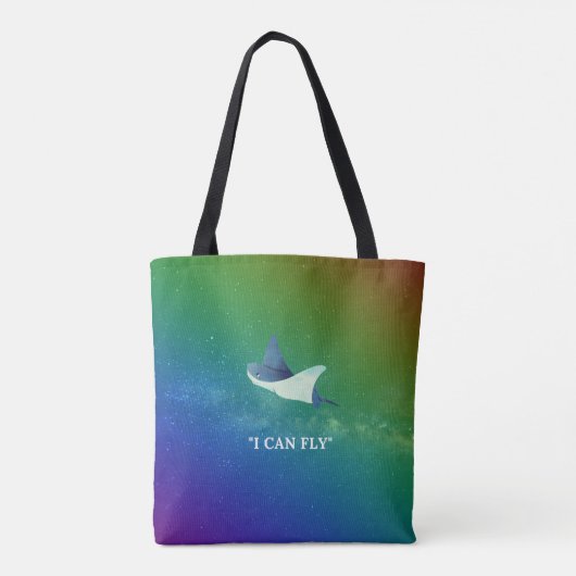 Flying Stingray Tote Bag (Achterkant)