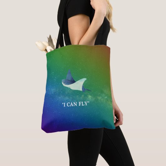Flying Stingray Tote Bag (Dichtbij)