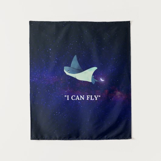 Flying Stingray Wandkleed (Voorkant)