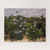 Flying Storks, Jigzaag Puzzle Legpuzzel (Horizontaal)