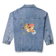 Flying super-squirrel and stars