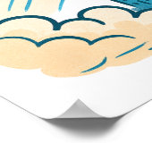 Flying Superhero Pig Poster (Hoek)