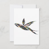 Flying swallow kaart (Voorkant)