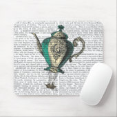 Flying Teapot 1 Green and Yellow Muismat (Met muis)