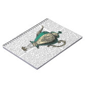 Flying Teapot 1 Green and Yellow Notitieboek (Linkerzijde)