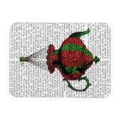 Flying Teapot 2 Red en Green Magneet (Horizontaal)