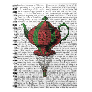 Flying Teapot 2 Red en Green Notitieboek