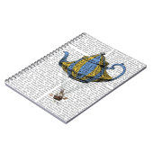 Flying Teapot 3 Blue and Yellow Notitieboek (Linkerzijde)