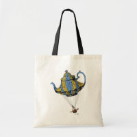 Flying Teapot 3 Blue and Yellow