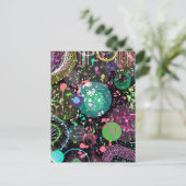 Flying Through Space: A Maximalist Abstract  Briefkaart (Staand voorkant)