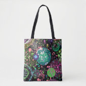 Flying Through Space: A Maximalist Abstract  Tote Bag (Voorkant)
