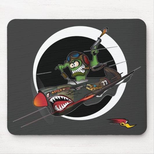 Flying Tiger Mousepad Muismat (Voorkant)