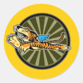 Flying Tiger Sticker (Voorkant)