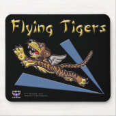 Flying Tigers Logo Mousepad Muismat (Voorkant)