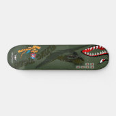 Flying Tigers P-40 Skateboard (Horizontaal)