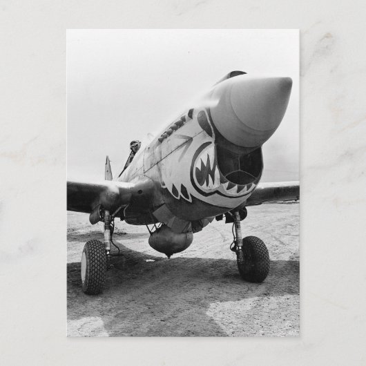 Flying Tigers P-40 Warhawk, 1941 Briefkaart (Voorkant)