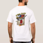 Flying Tigers p-40 Warhawk T-shirt (Achterkant)