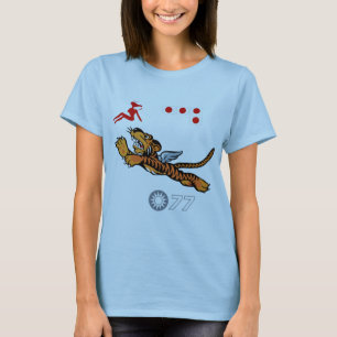 Flying Tigers WWII Nose Art T-shirt