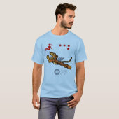 Flying Tigers WWII Nose Art T-shirt (Voorkant volledig)