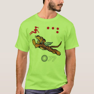 Flying Tigers WWII Nose Art T-shirt