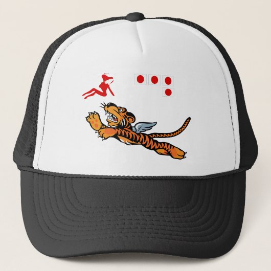 Flying Tigers WWII Nose Art Trucker Pet (Voorkant)
