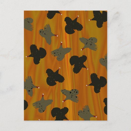 Flying Turkey Sunset Briefkaart (Voorkant)
