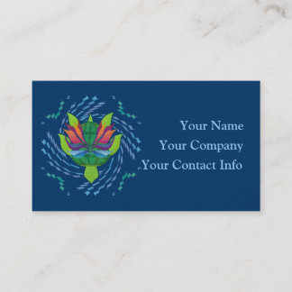 Flying Turtle Business Card Template Visitekaartje