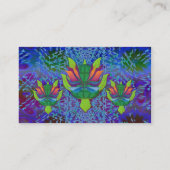 Flying Turtle Business Card Template Visitekaartje (Achterkant)