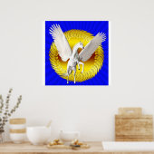 FLYING UNICORN POSTER (Keuken)