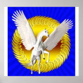 FLYING UNICORN POSTER (Voorkant)