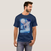 Flying Unicorn Waterfall Fantasy Horse Art T-shirt (Voorkant volledig)