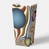 Flying Up, Colorful Modern Abstract Fractal Art Bedankdoosjes (Achterkant)