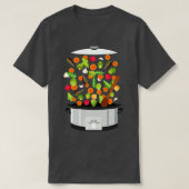 Flying Vegetable Explosion T-shirt (Design voorkant)