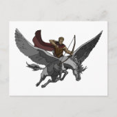 Flying Warrior Briefkaart (Voorkant)