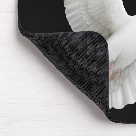 Flying White Dove Mousepad Muismat (Hoek)