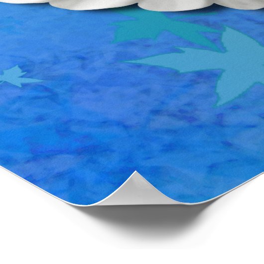 Flying White Peace Dove Print (Hoek)