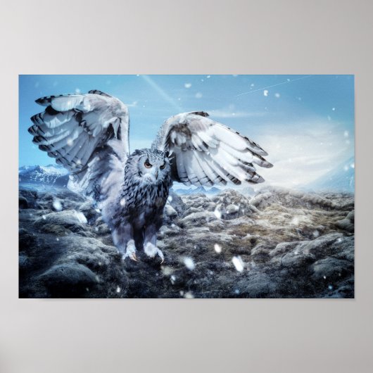 Flying Wild Bird Poster (Voorkant)