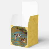 Flying Wild Ducks Yellow Bedankdoosjes (Geopend)