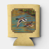 Flying Wild Ducks Yellow Blikjeskoeler (Achterkant)