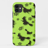 Flying witch among stars at Halloween night 3D Case-Mate iPhone Case (Achterkant)