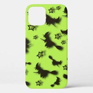 Flying witch among stars at Halloween night 3D Case-Mate iPhone Case