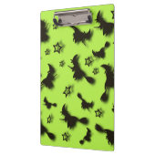 Flying witch among stars at Halloween night 3D Klembord (Links)