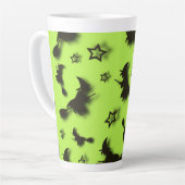 Flying witch among stars at Halloween night 3D  Latte Mok (Linkerhoek)